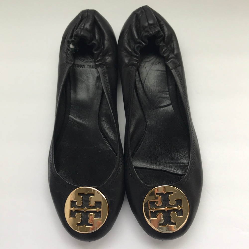 Tory Burch black ballet flats size 8 1/2